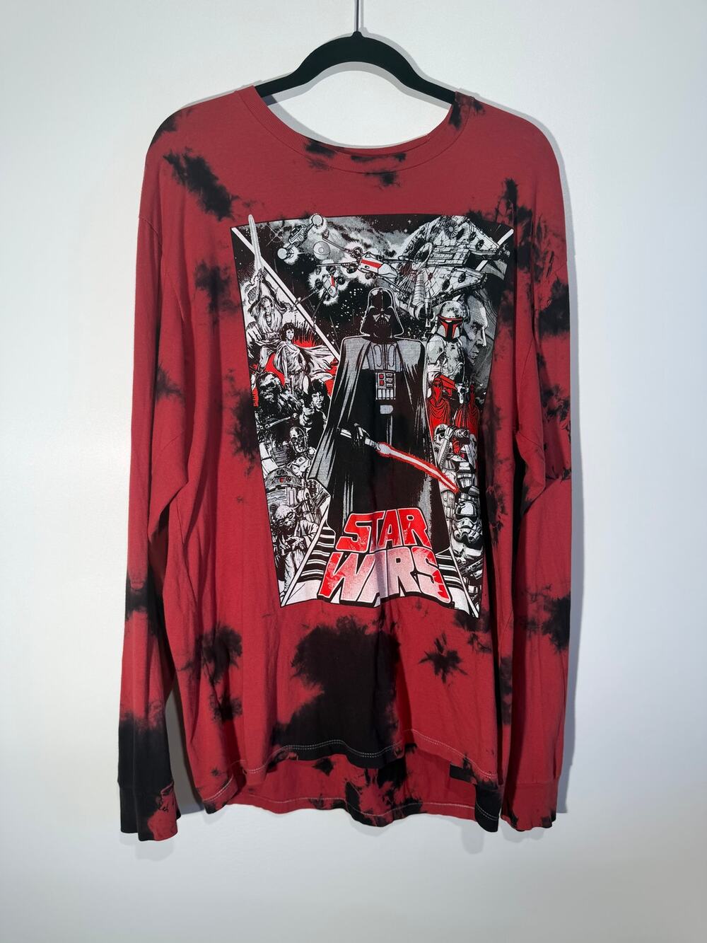 Star Wars Darth Vader Men's Large Long Sleeve Graphic Tee